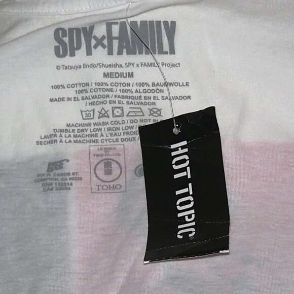 NWT Hot Topic Spy Family Character Grid T-Shirt Size M (C092) - Picture 5 of 6